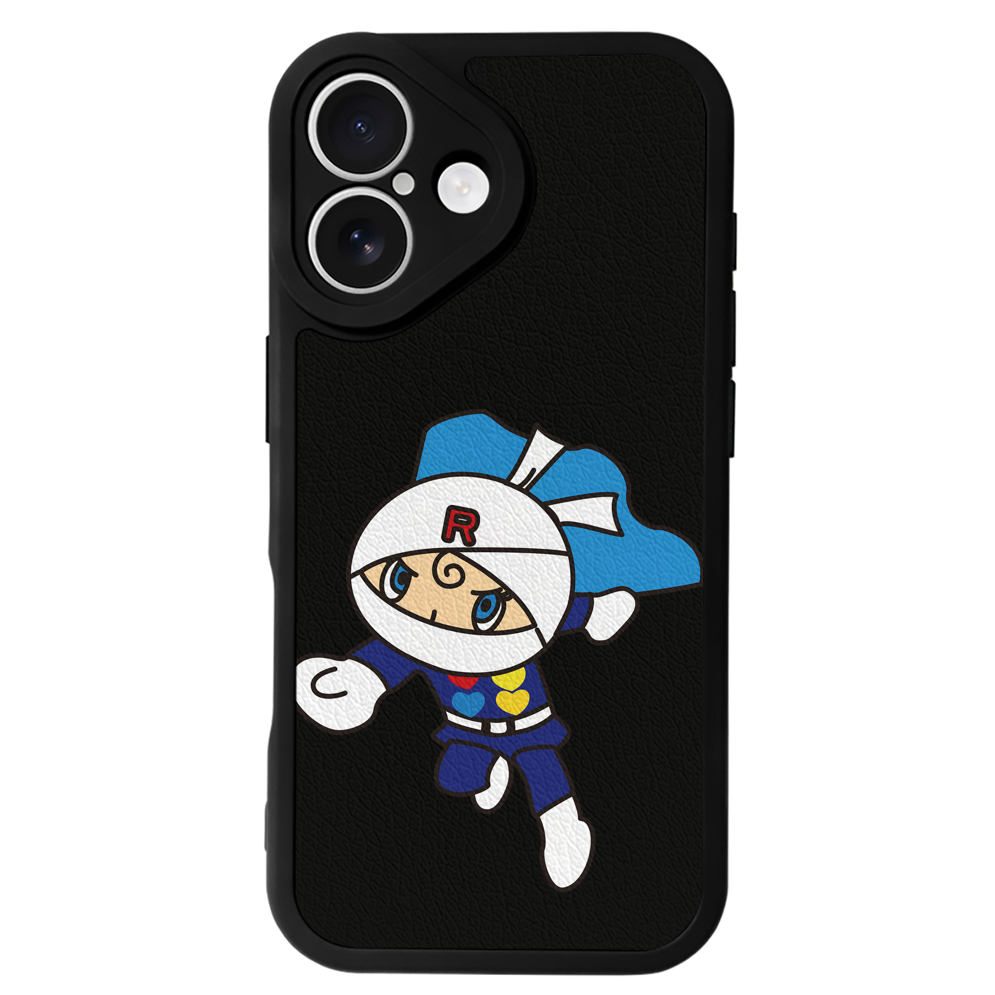 （画像用） アンパンマン Anpanman 【iPhone 16シリーズ対応】シリコンスマホケース（レザー調） 材質：シリコン